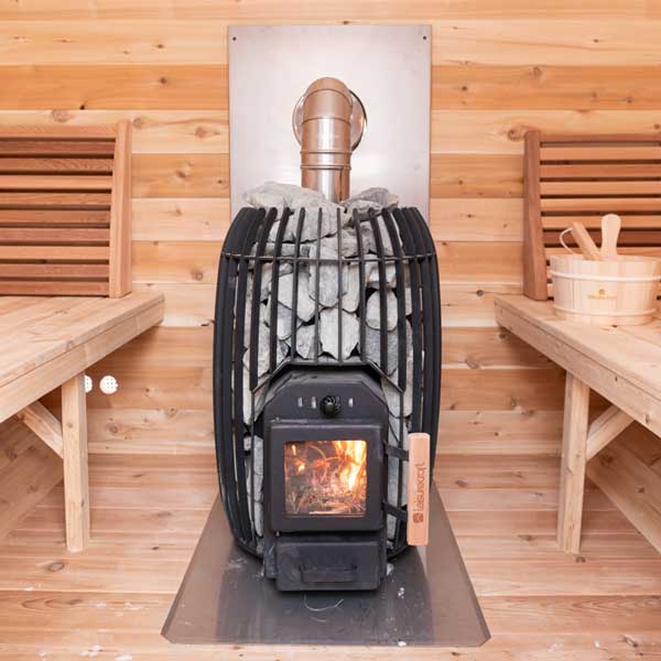 LeisureCraft TimberGlow14 wood-fired sauna stove