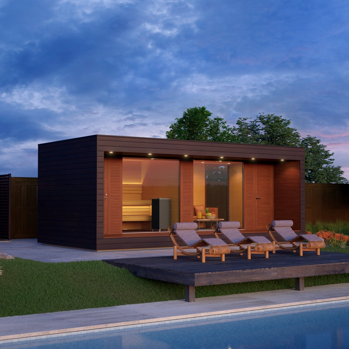 Natura Lounge Module designed for outdoor relaxation and seating area