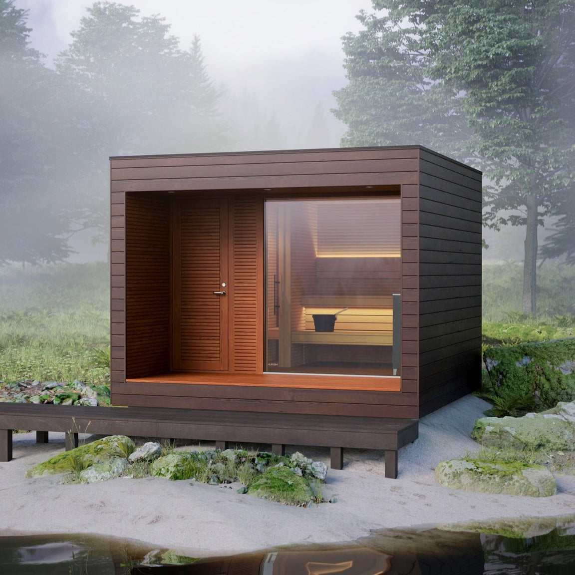 Auroom Natura Outdoor Sauna – Up to 5 People