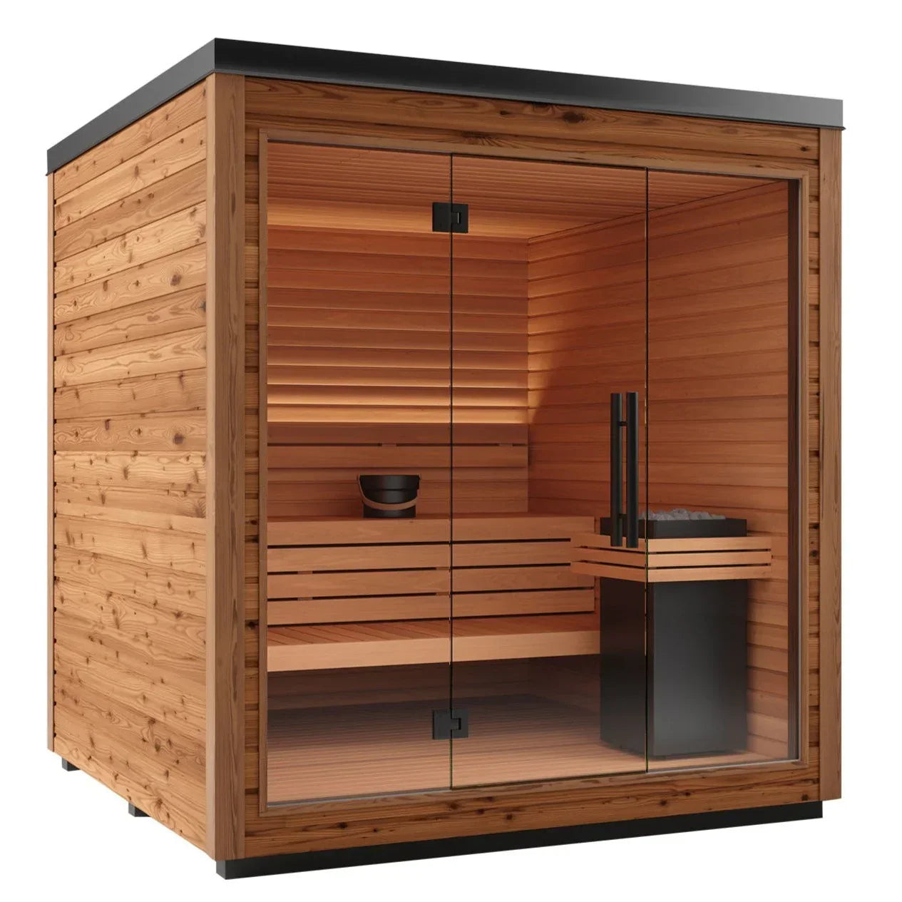 Outdoor Modular Cabin Sauna – Auroom Mira L Cabin
