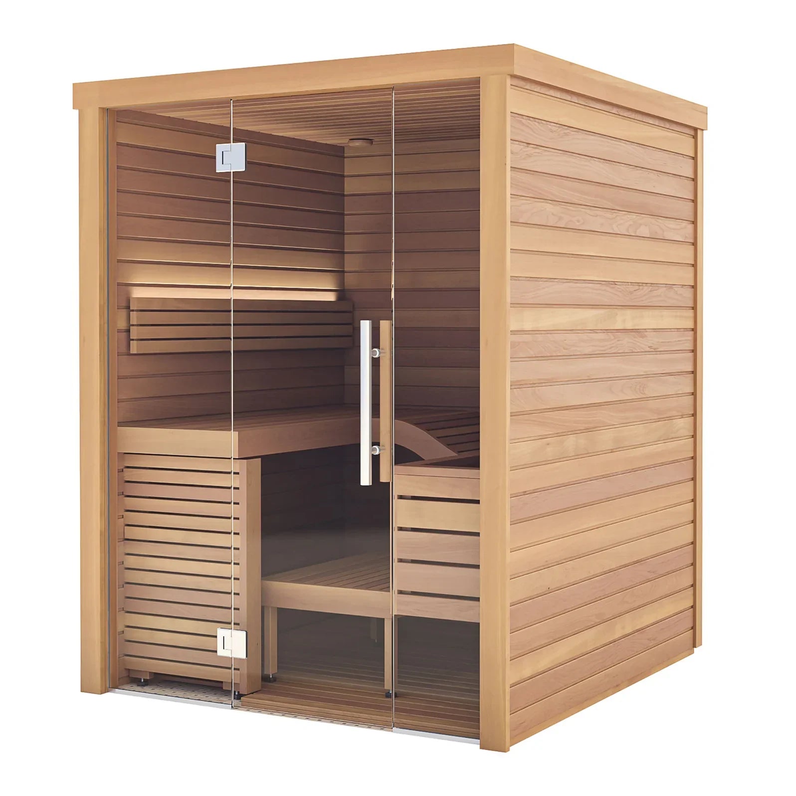 Auroom Baia Glass Indoor Sauna Kit