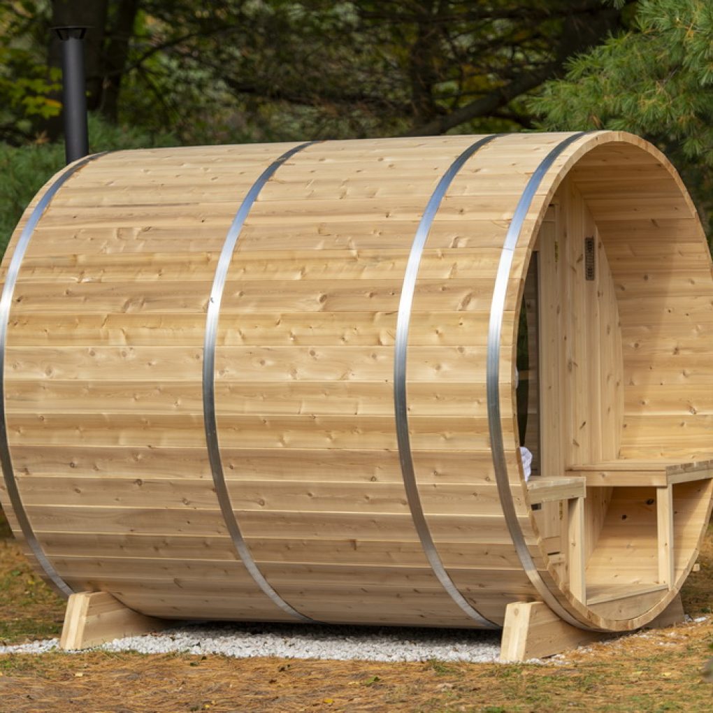 Dundalk CT Serenity MP 6 Person Barrel Sauna CTC2245MP