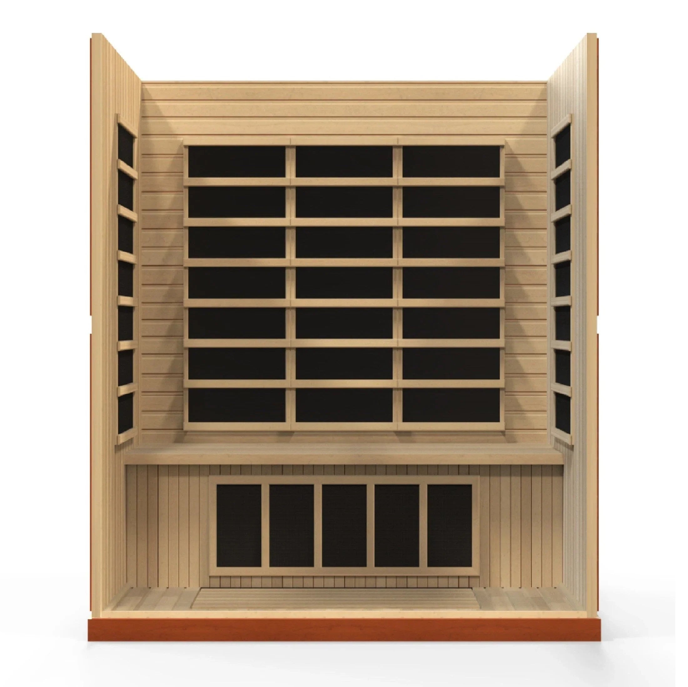 Dynamic Bergamo 4-Person Low EMF Infrared Sauna - DYN-6440-01