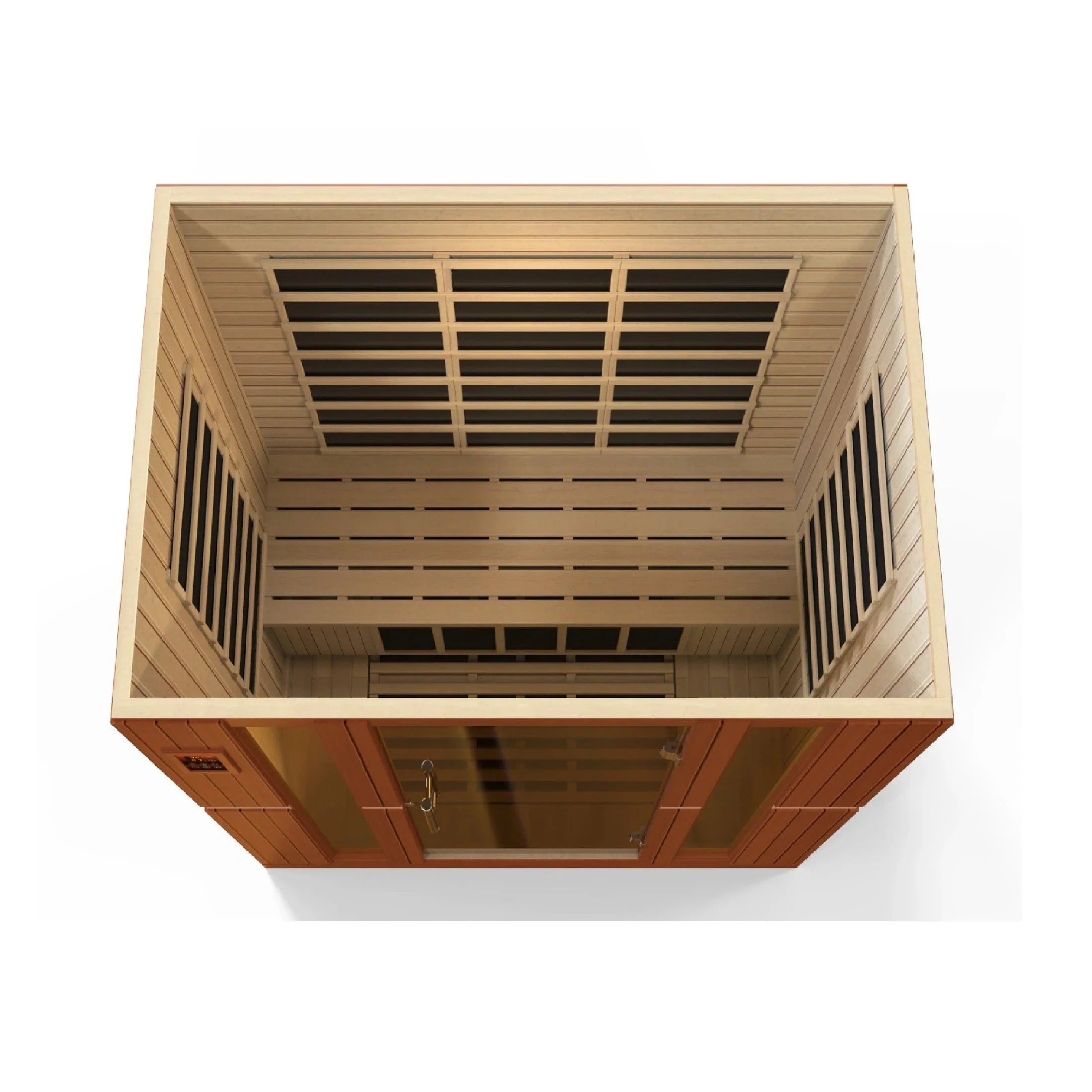 Dynamic Bergamo 4-Person Low EMF Infrared Sauna - DYN-6440-01