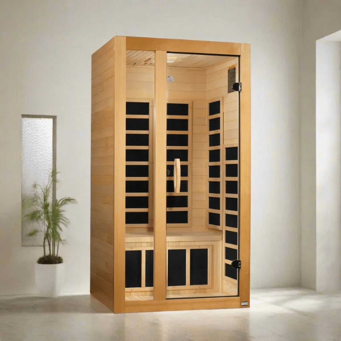 Dynamic "Gracia" 1-2-person Low EMF FAR Infrared Sauna DYN-6119-01