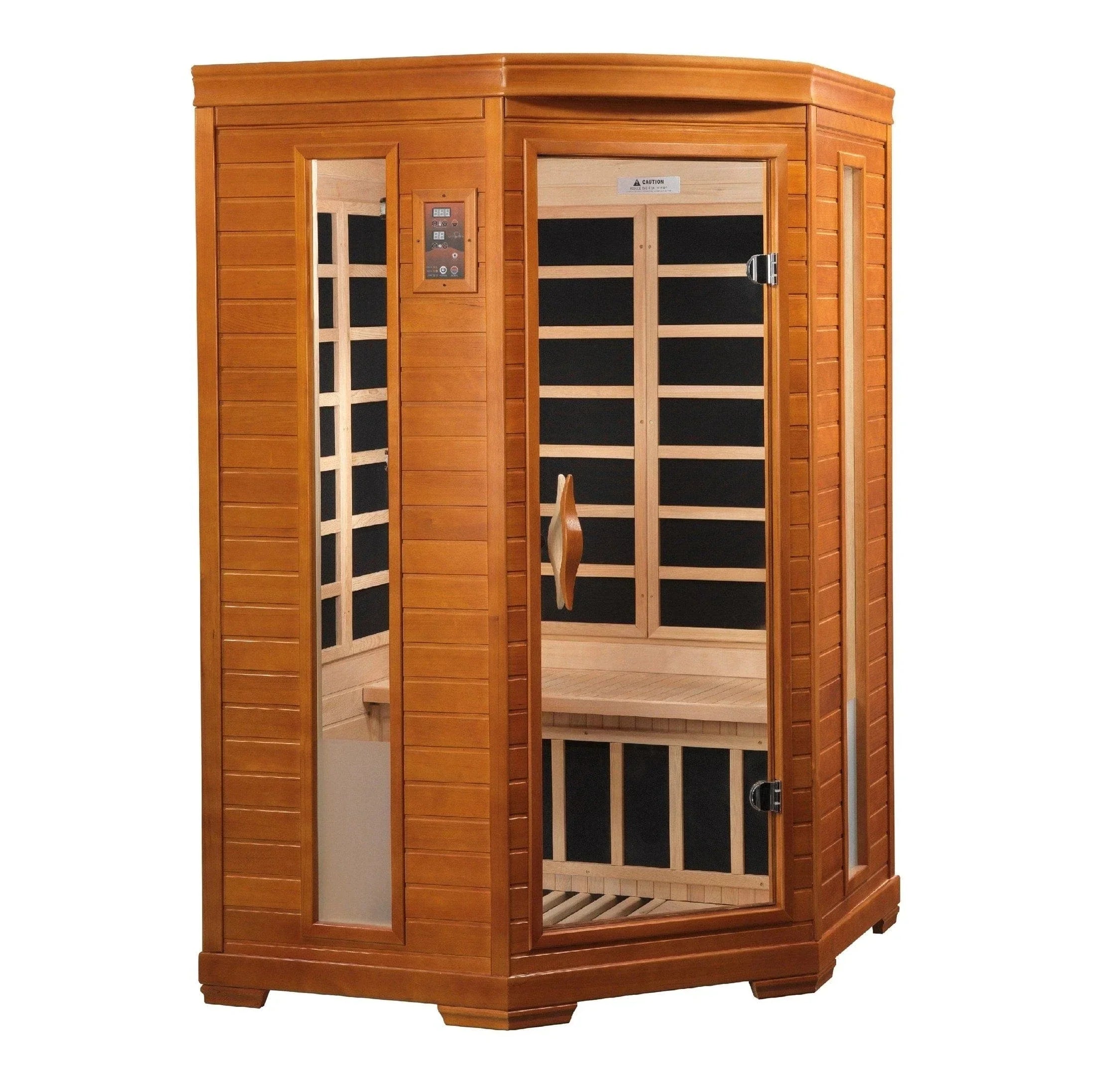 Dynamic Heming 2-Person Corner Low EMF Infrared Sauna - DYN-6225-02