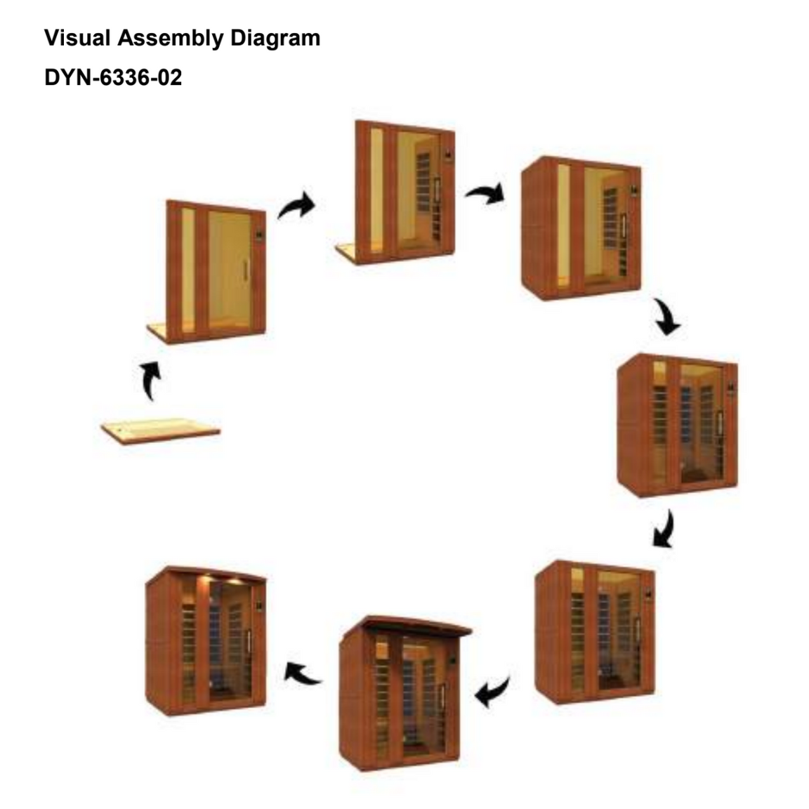 Dynamic Lugano 3-Person Low EMF Infrared Sauna - DYN-6336-02