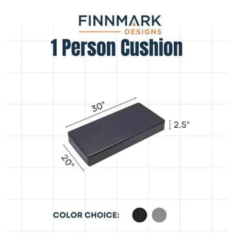 Finnmark FD-1 Sauna Cushion – Marine Grade Vinyl Sauna Seat Cushion 1