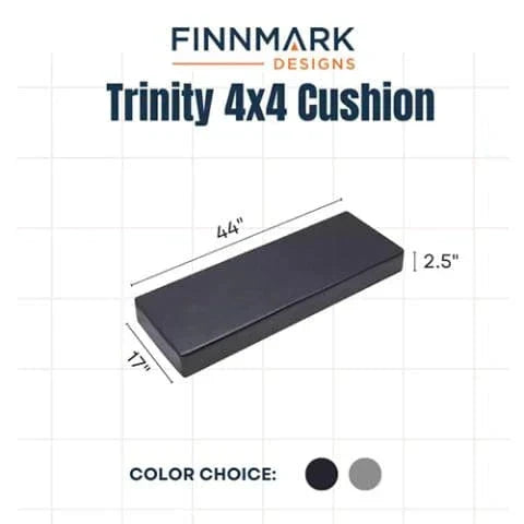 Finnmark FD-4 Sauna Cushion – Marine Grade Vinyl Seat Cushion bl