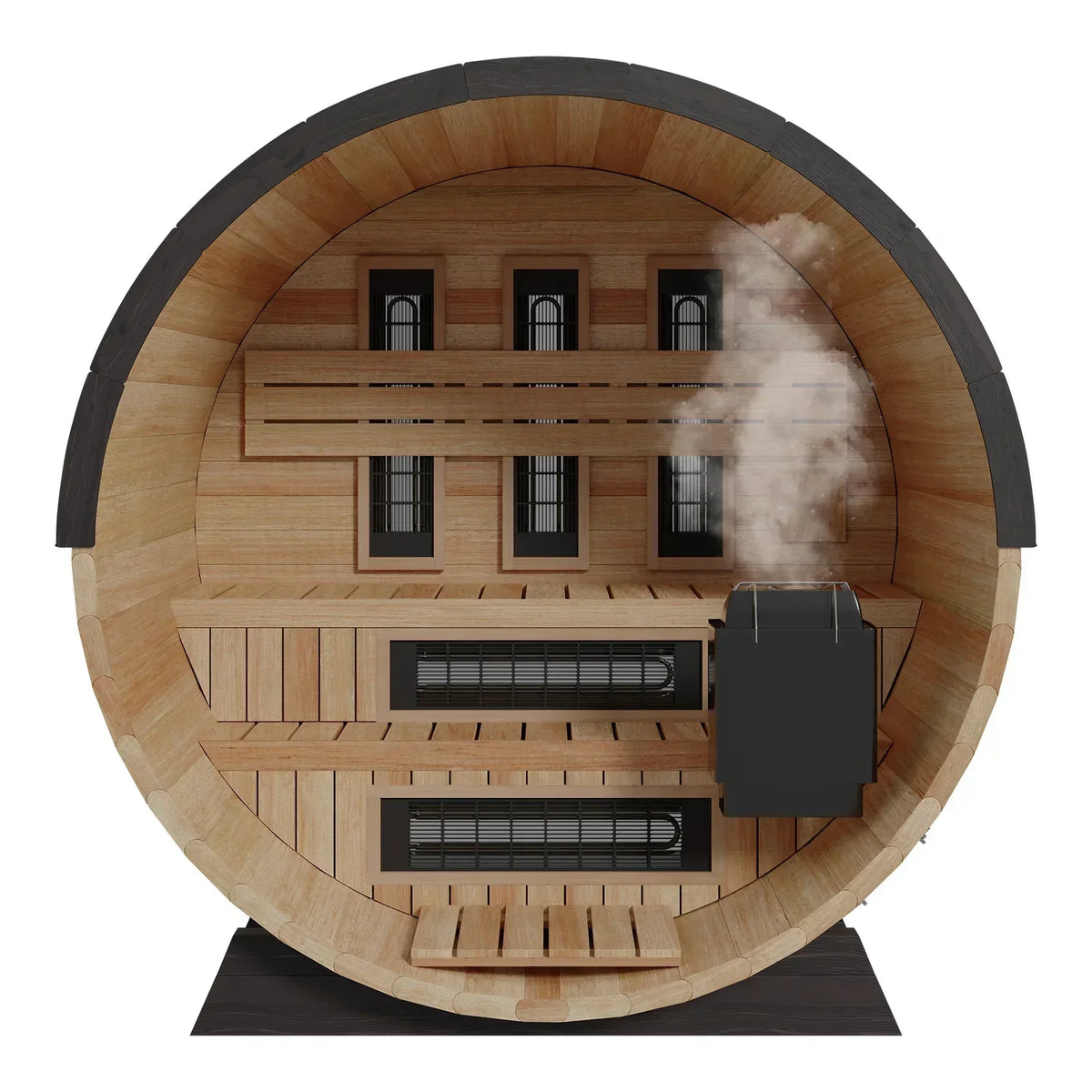 4 Person Finnmark FD-7 Hybrid Sauna for Outdoor Wellness Therapy