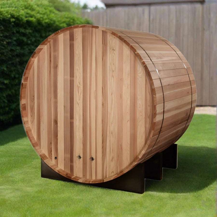 Golden Designs "St. Moritz" 2 Person Barrel Traditional Sauna GDI-B002-01