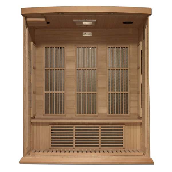 Maxxus Near Zero EMF FAR Infrared Sauna with Canadian Hemlock MX-K306-01-ZF