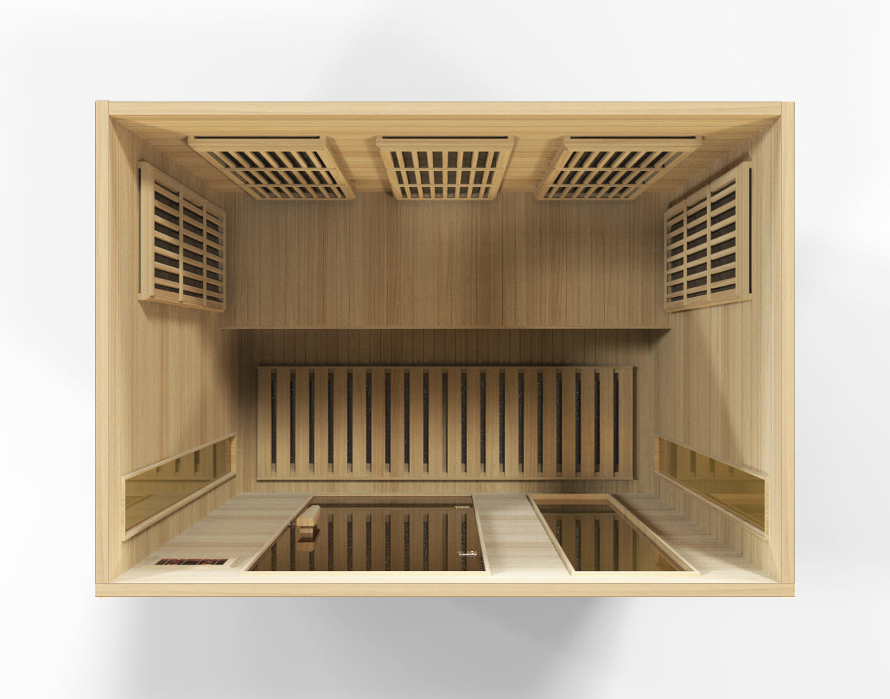 Maxxus Near Zero EMF FAR Infrared Sauna with Canadian Hemlock MX-K306-01-ZF