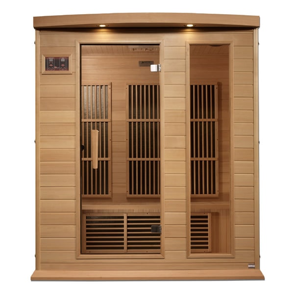 Maxxus Near Zero EMF FAR Infrared Sauna with Canadian Hemlock MX-K306-01-ZF