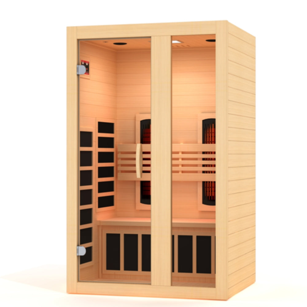 Dynamic Serena 2-person Full Spectrum Infrared Sauna with Canadian Hemlock DYN-6229-03 FS