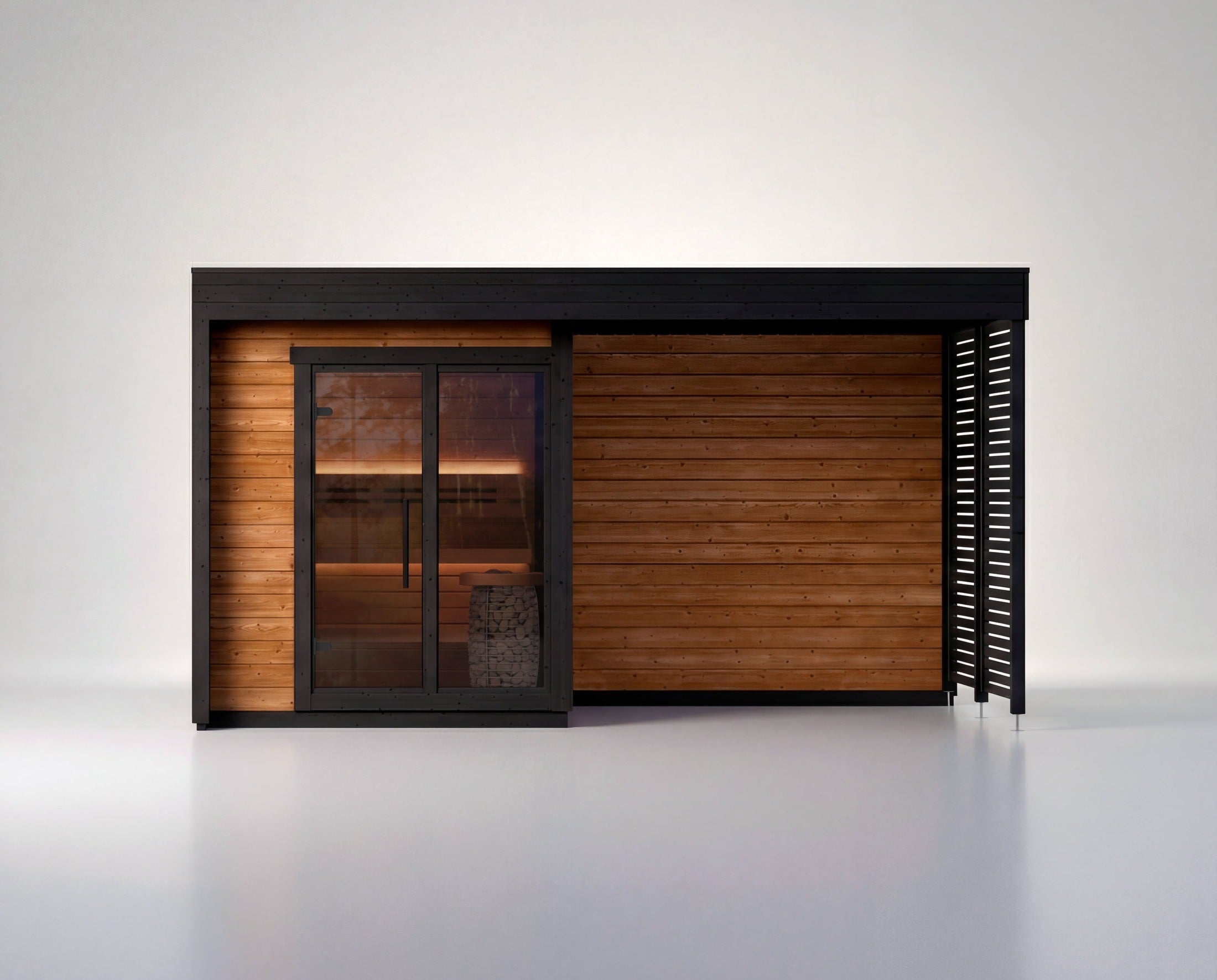 Leil Patio S Plus 4 Person Outdoor Sauna
