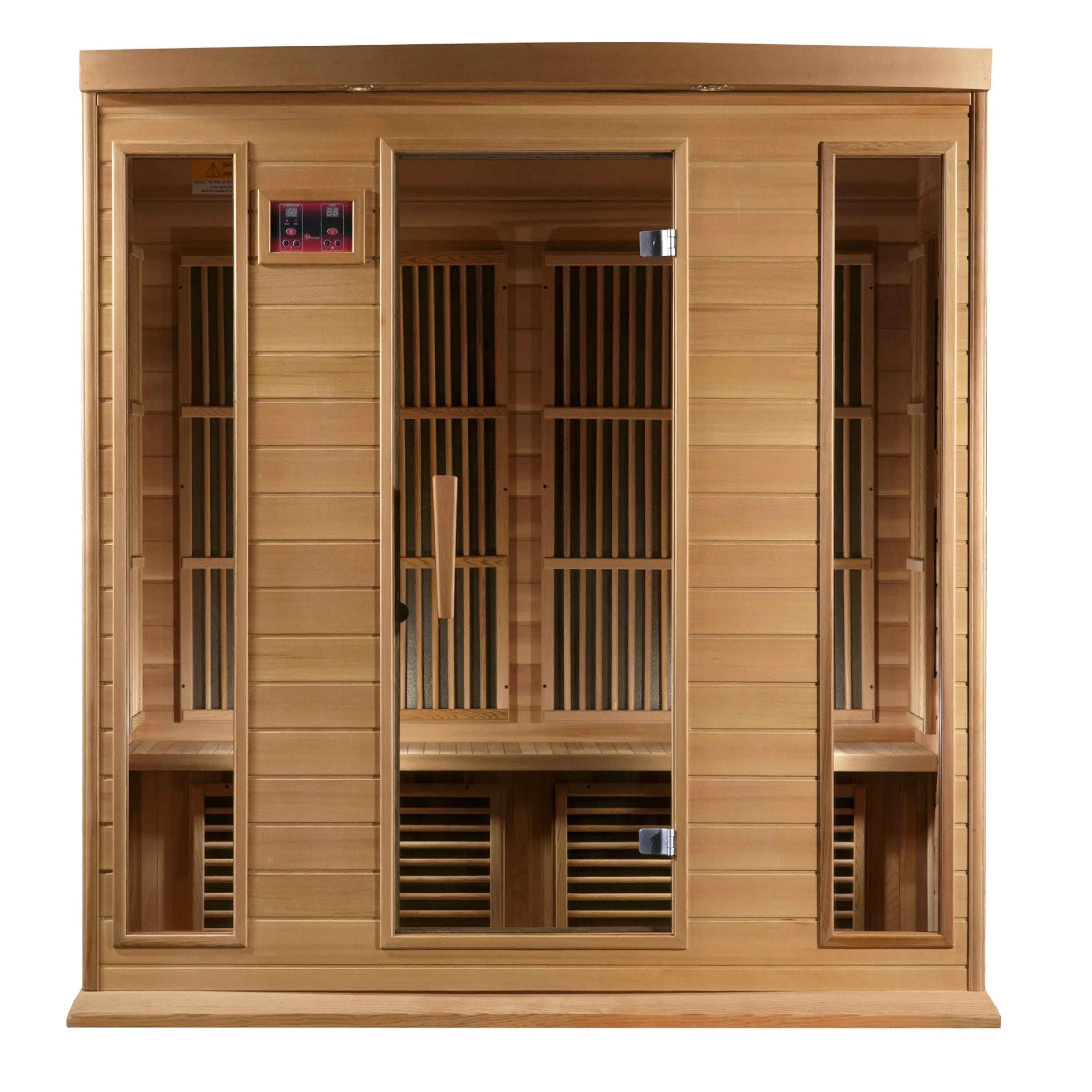 Maxxus 4-Person Low EMF FAR Infrared Sauna Canadian Red Cedar MX-K406-01 CED
