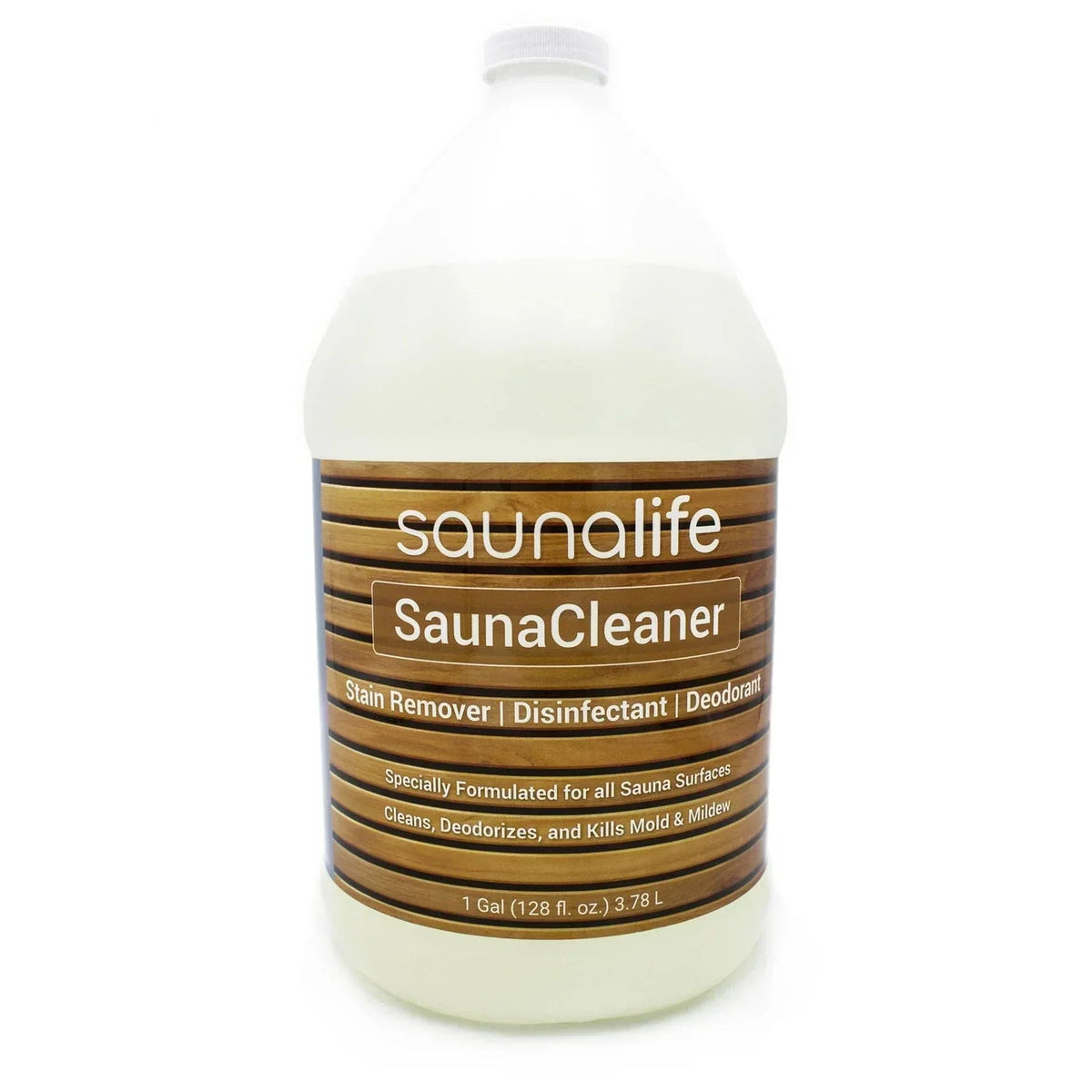 Wood Sauna Cleaner and Sanitizer for Cleaning Sauna Benches, Walls and Interior Wood Surfaces