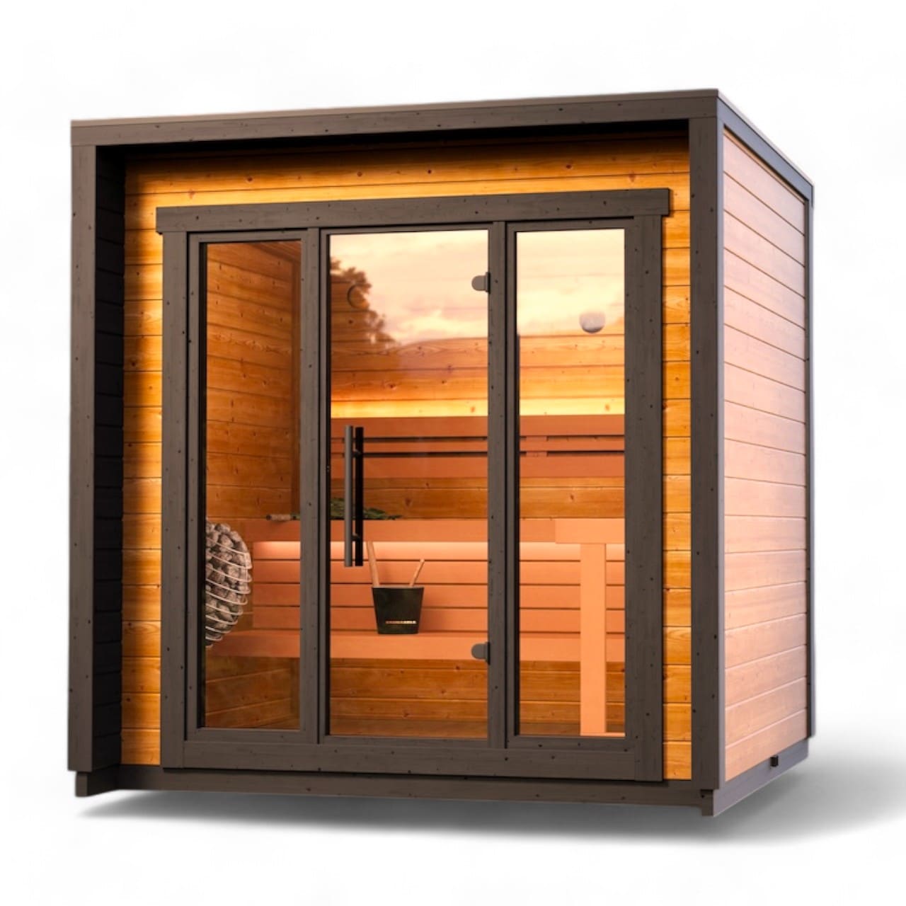 Leil Patio XS 4 Person Outdoor Sauna