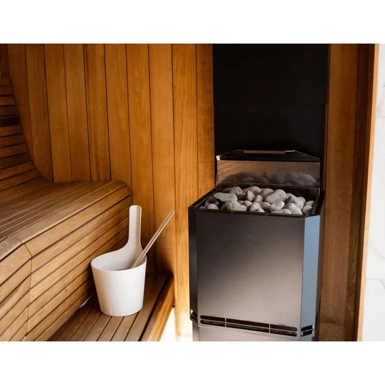 Saunum AIR L 10 sauna heater Nordic Black front view