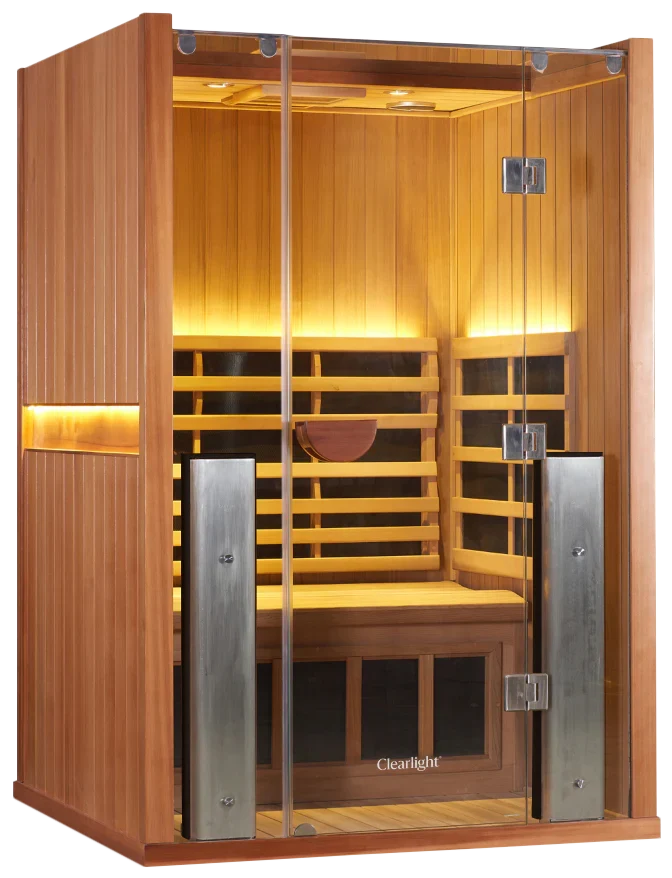 Clearlight Sanctuary 2 two-person full spectrum infrared sauna for home wellness and relaxation