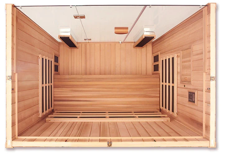 Clearlight Sanctuary 3 three-person infrared sauna with full spectrum heating technology