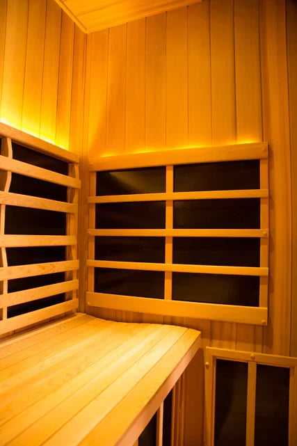 Clearlight Sanctuary 1 premium one-person infrared sauna interior