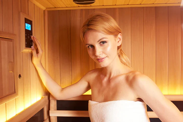 Clearlight Sanctuary 1 full spectrum infrared sauna interior with comfortable seating