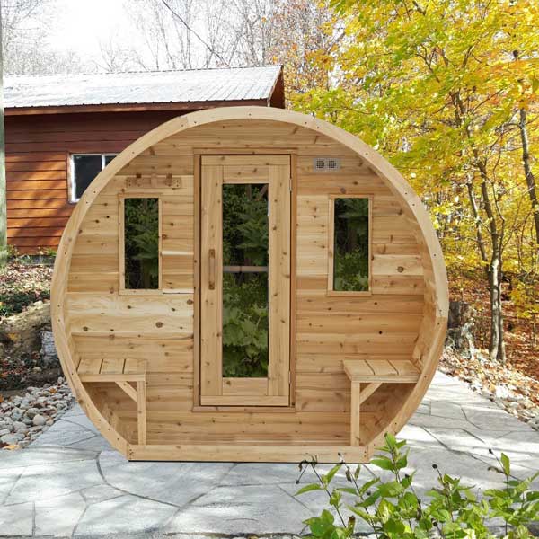 Dundalk CT Elation 4 Person Barrel Sauna CTC2424E