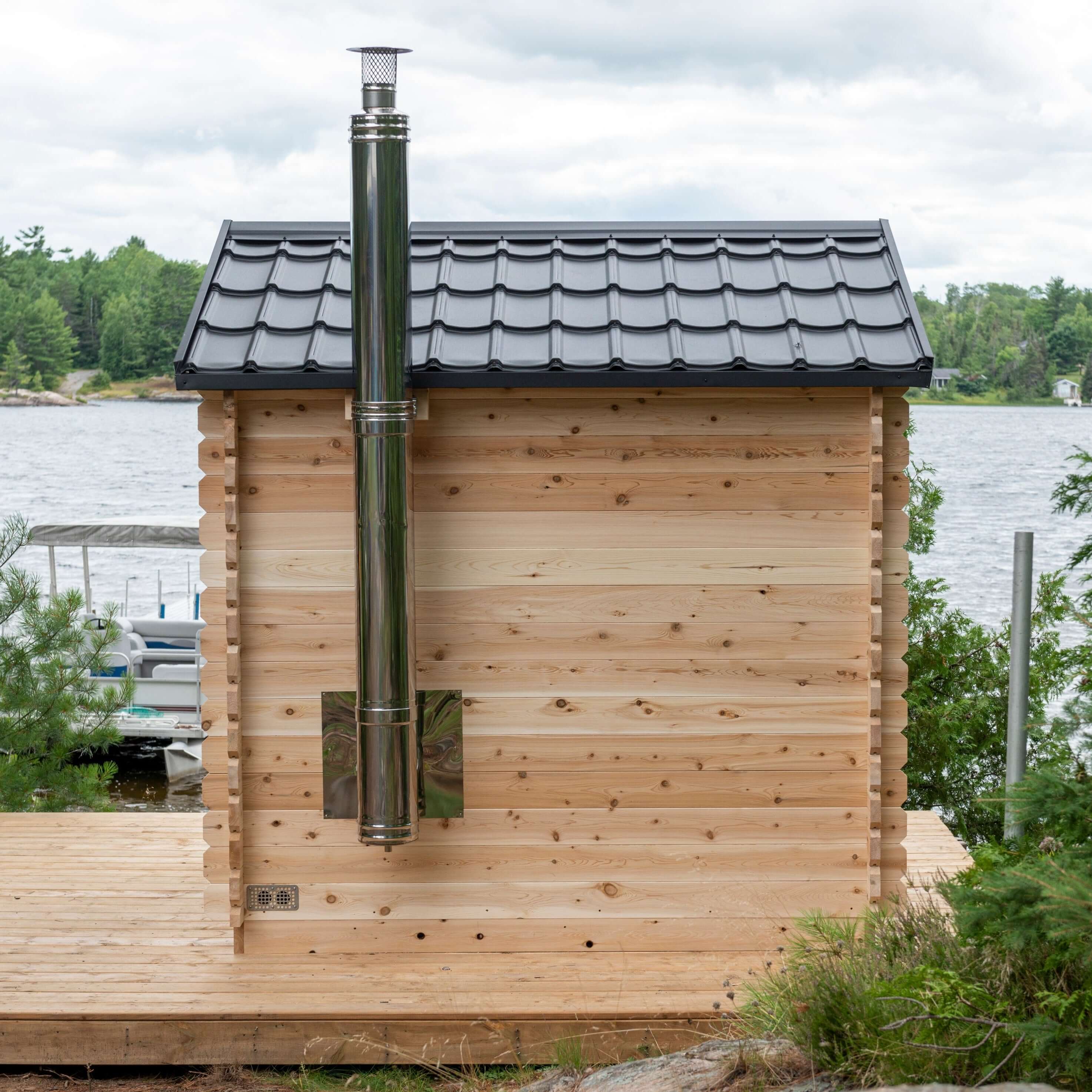 Dundalk CT Georgian 6 Person Outdoor Sauna CTC88