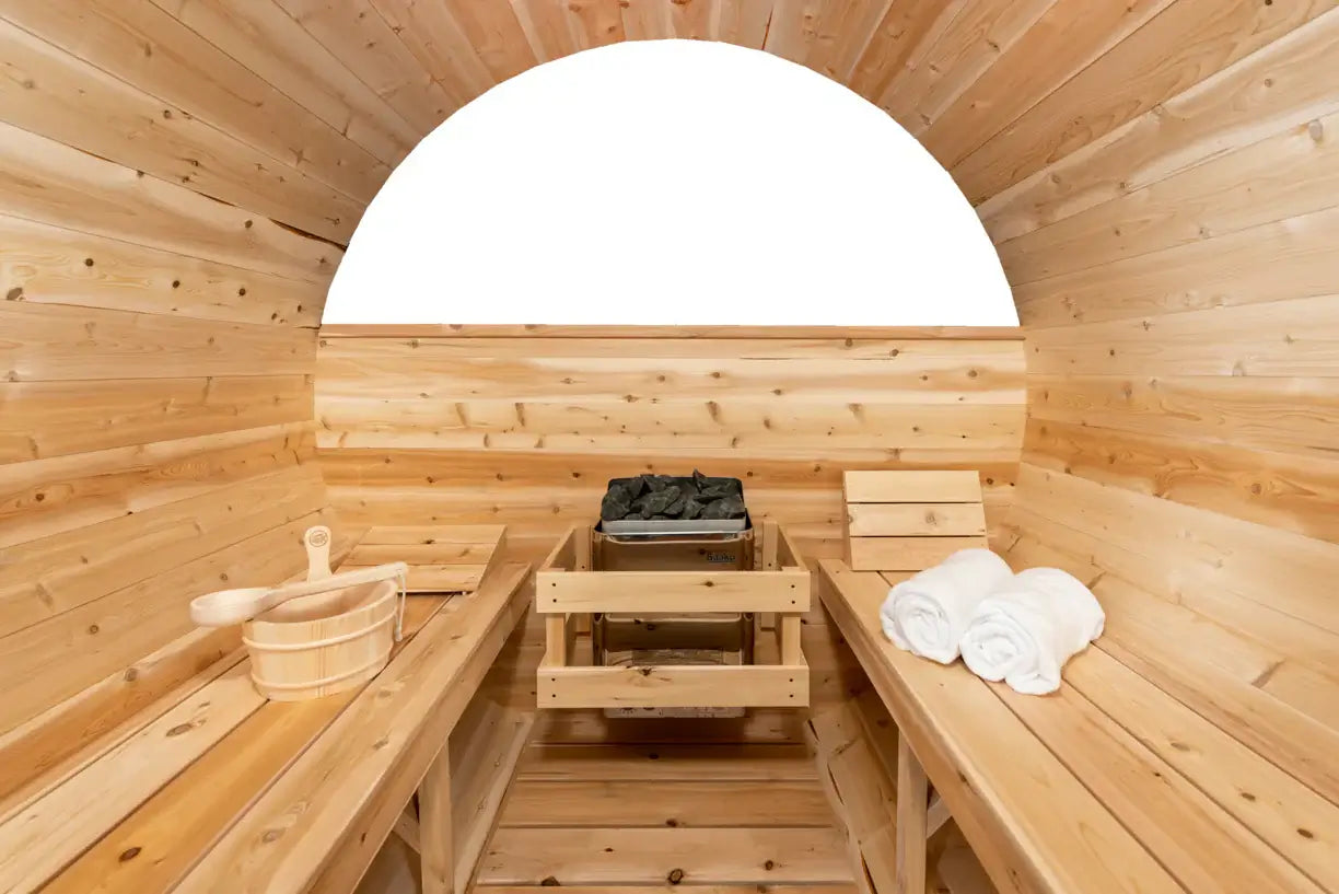 Dundalk CT Tranquility 6 Person Barrel Sauna CTC2345