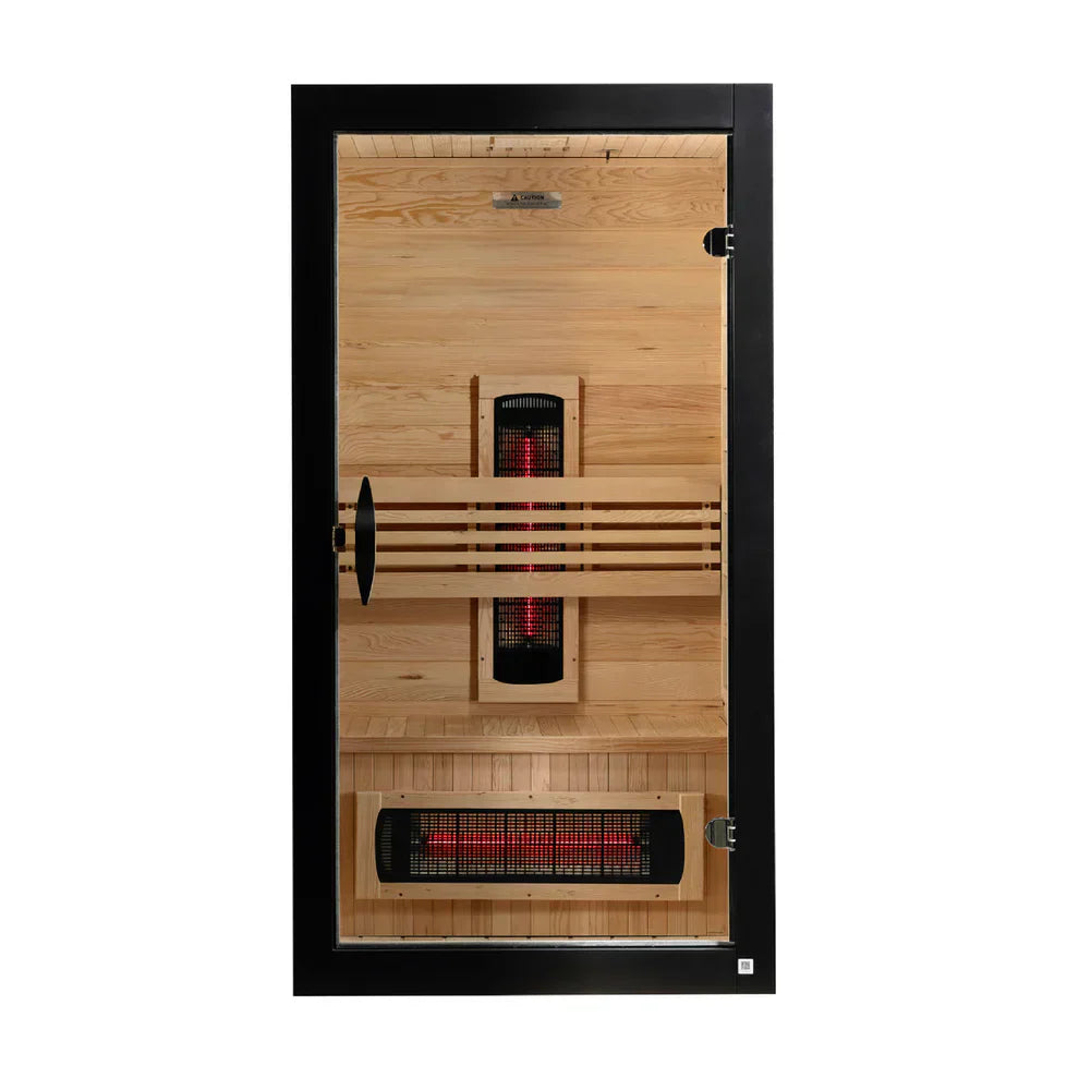 Dynamic Santorini 1-2 Person Full Spectrum Near Zero EMF FAR Infrared Sauna  DYN-6009-03 FS