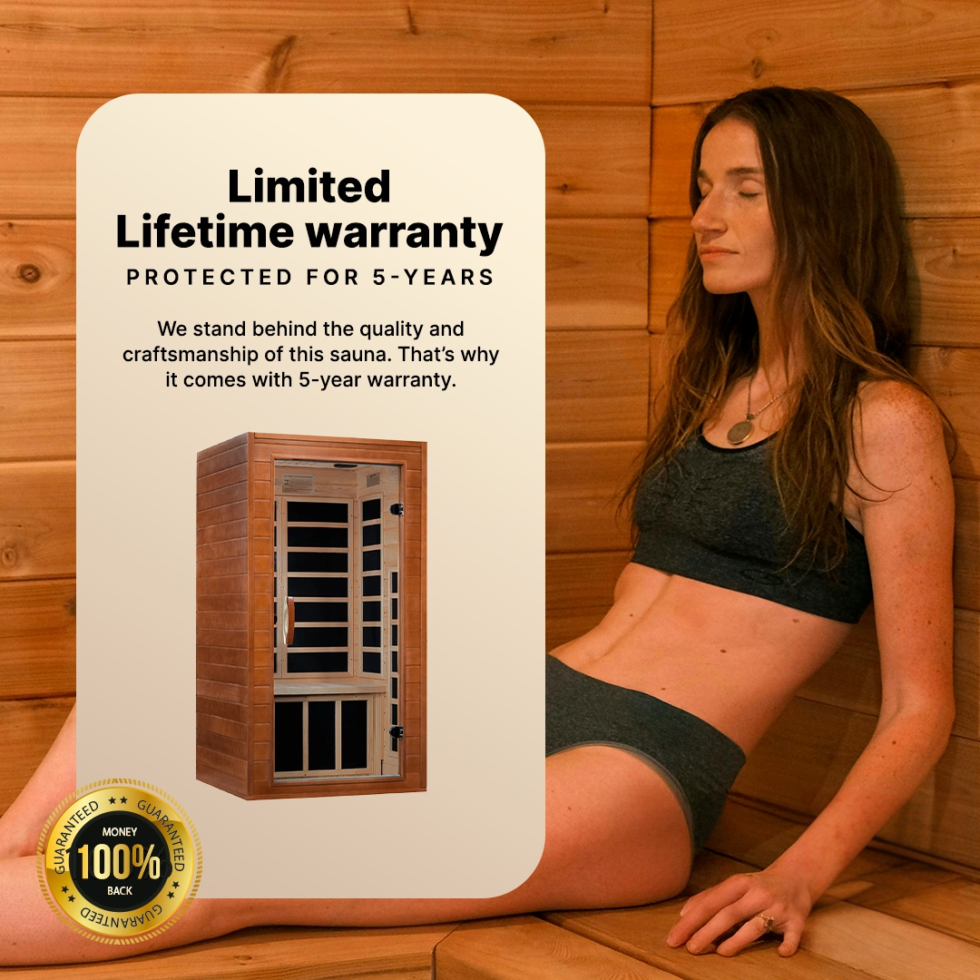 Dynamic Avila Elite 1-2 Person Ultra Low EMF Infrared Sauna - DYN-6103-01