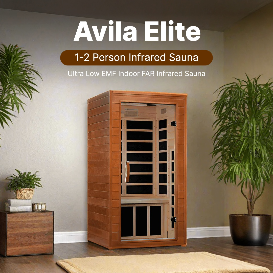 Dynamic Avila Elite 1-2 Person Ultra Low EMF Infrared Sauna - DYN-6103-01
