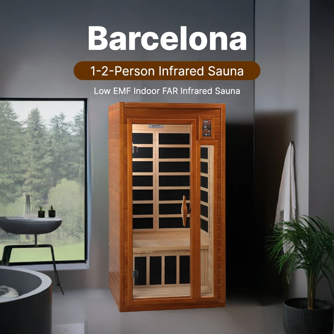 Dynamic Barcelona 1-2 Person Low EMF Infrared Sauna - DYN-6106-01