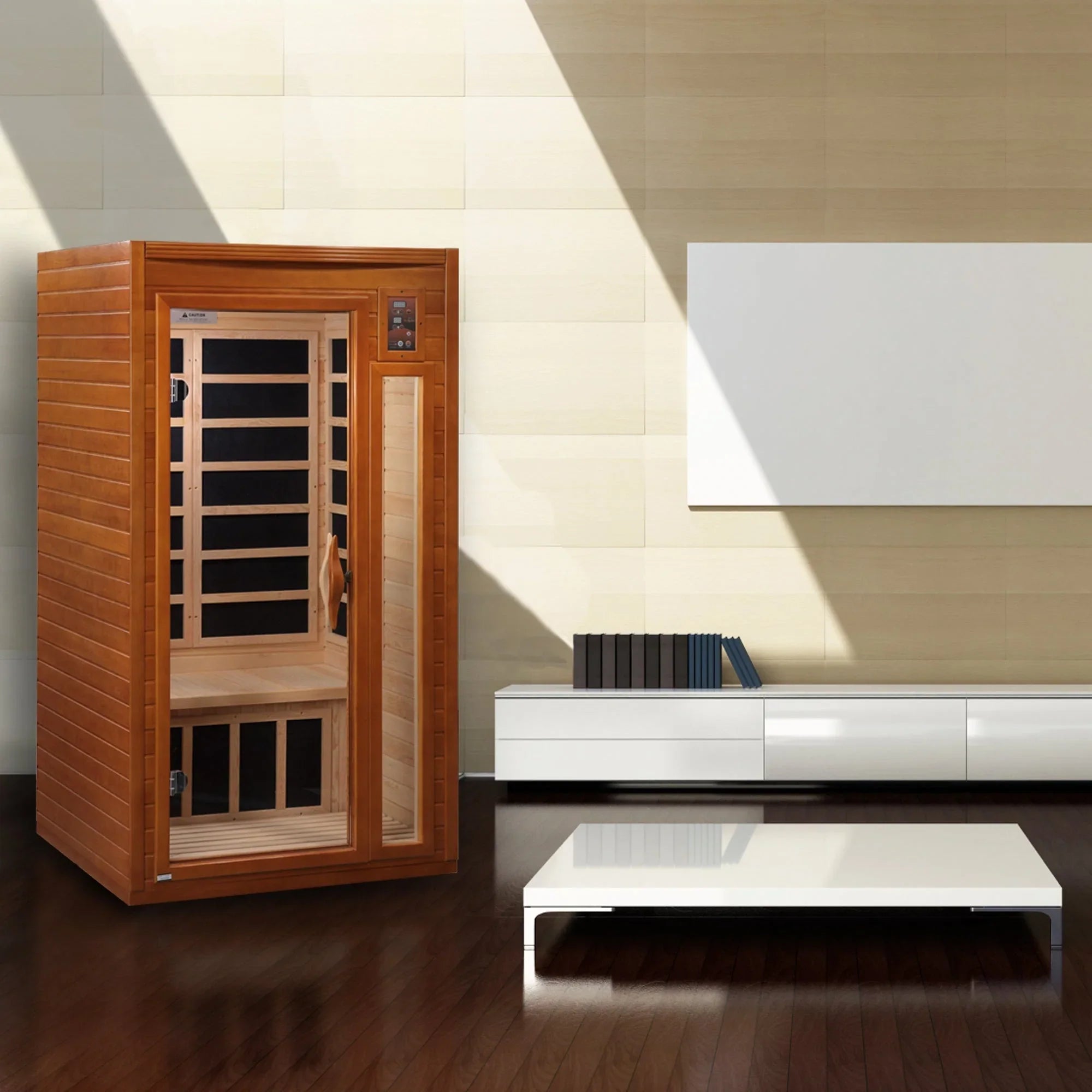 Dynamic Barcelona 1-2 Person Low EMF Infrared Sauna - DYN-6106-01