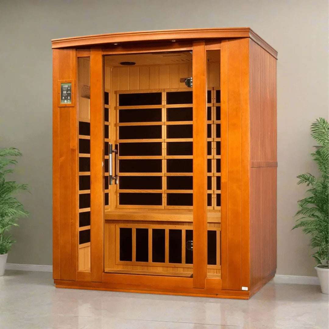 Dynamic Bellagio 3-Person Low EMF Infrared Sauna - DYN-6306-02