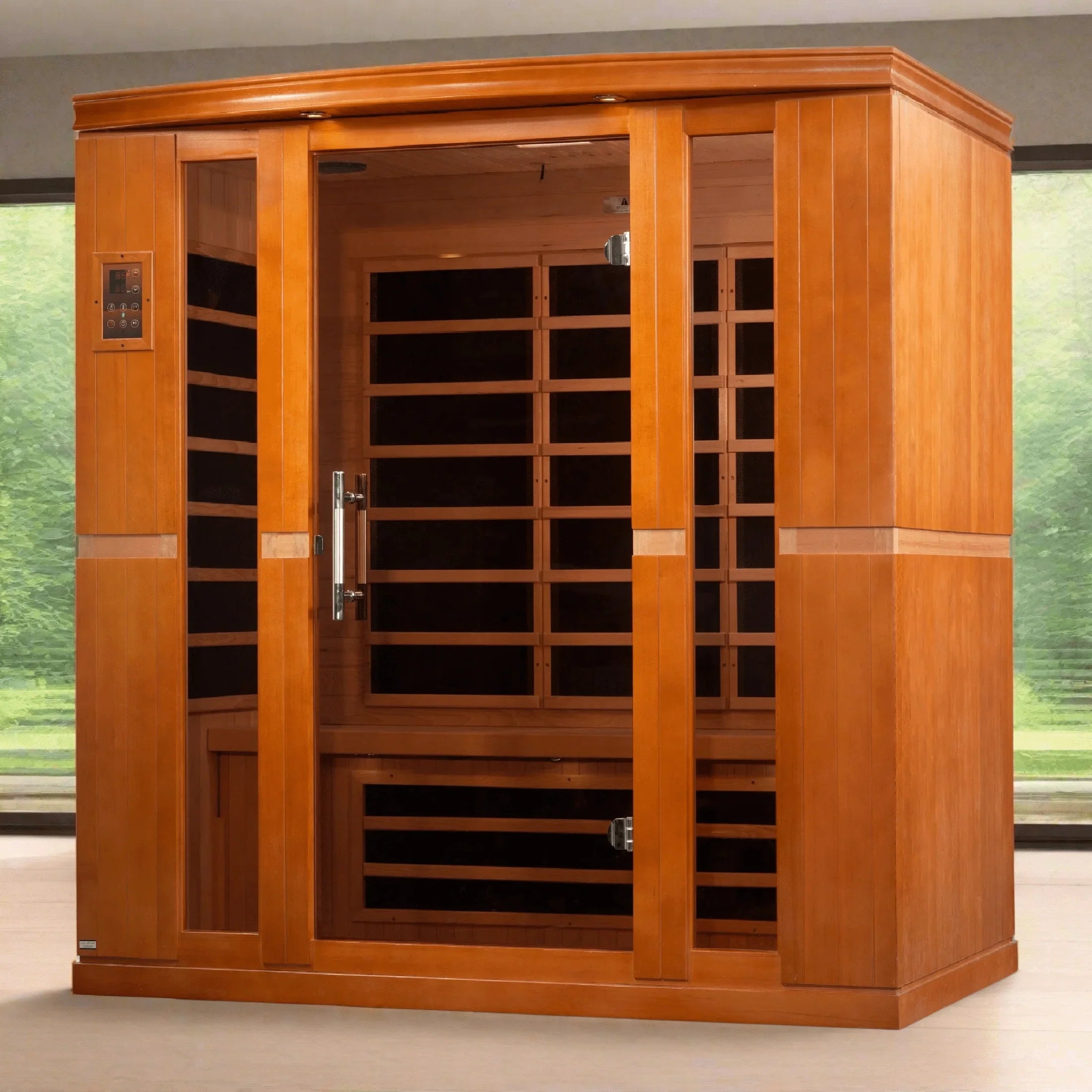 Dynamic Bergamo 4-Person Low EMF Infrared Sauna - DYN-6440-01