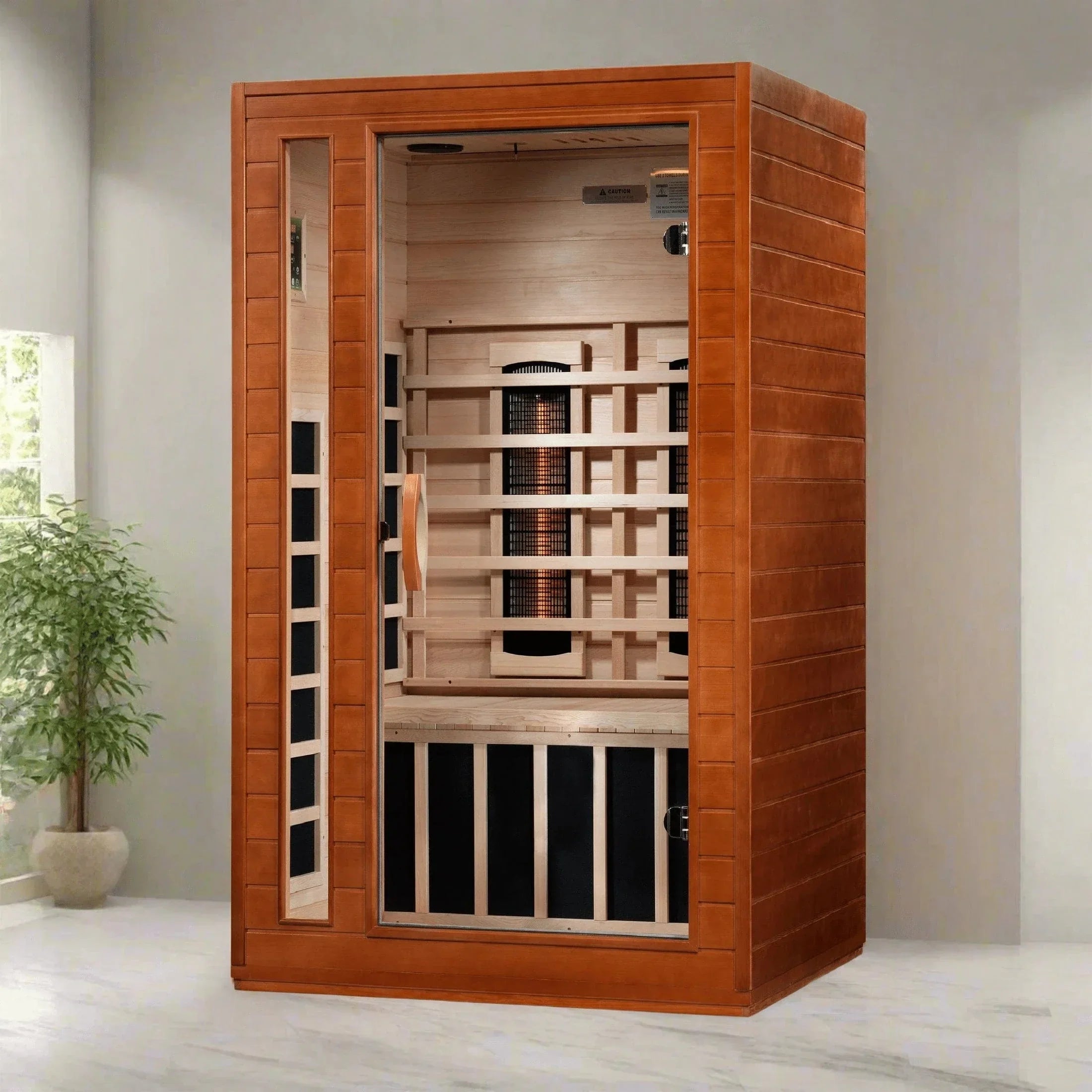 Dynamic Cordoba 2-Person Full Spectrum Infrared Sauna - Near Zero EMF
