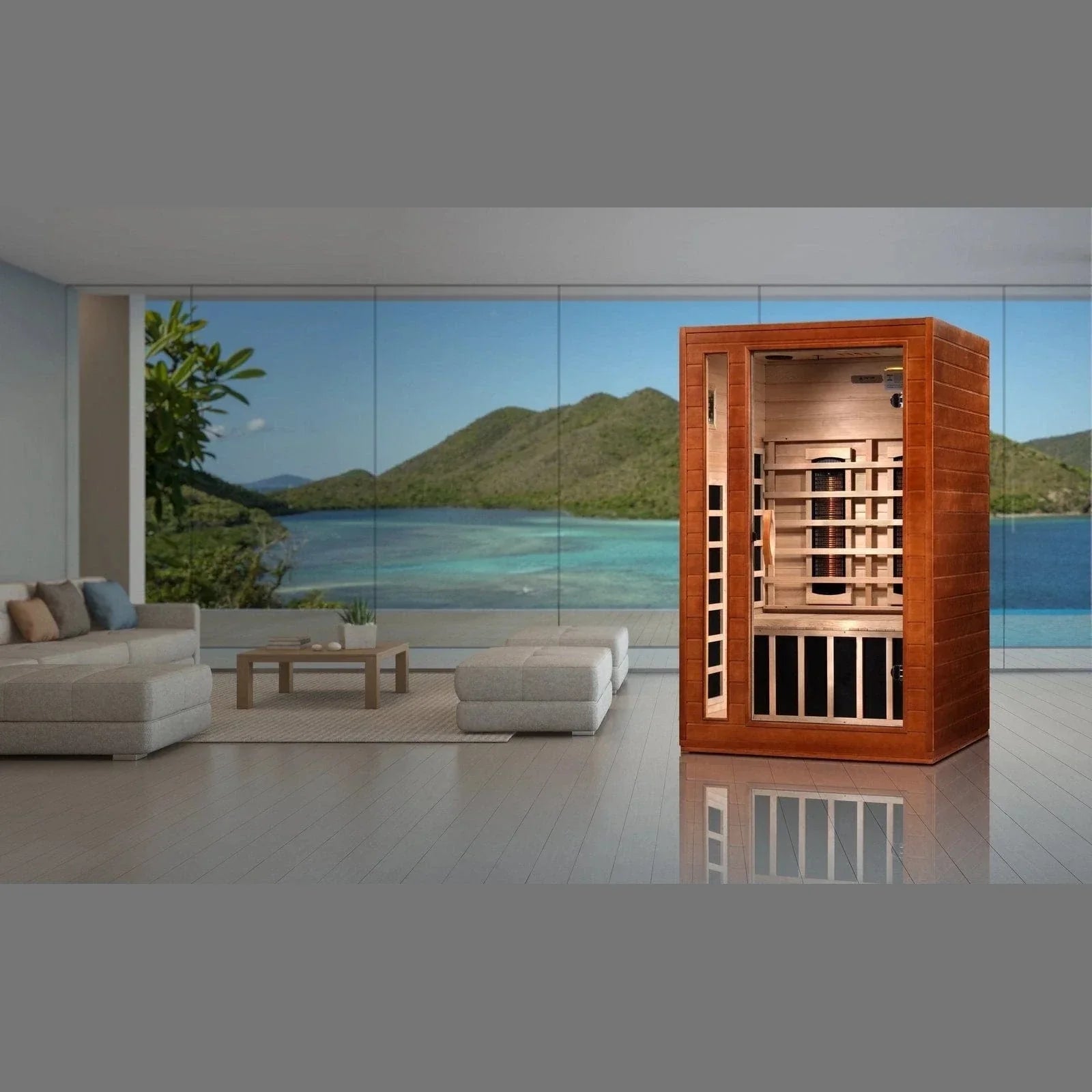 Dynamic Cordoba 2-Person Full Spectrum Infrared Sauna - Near Zero EMF