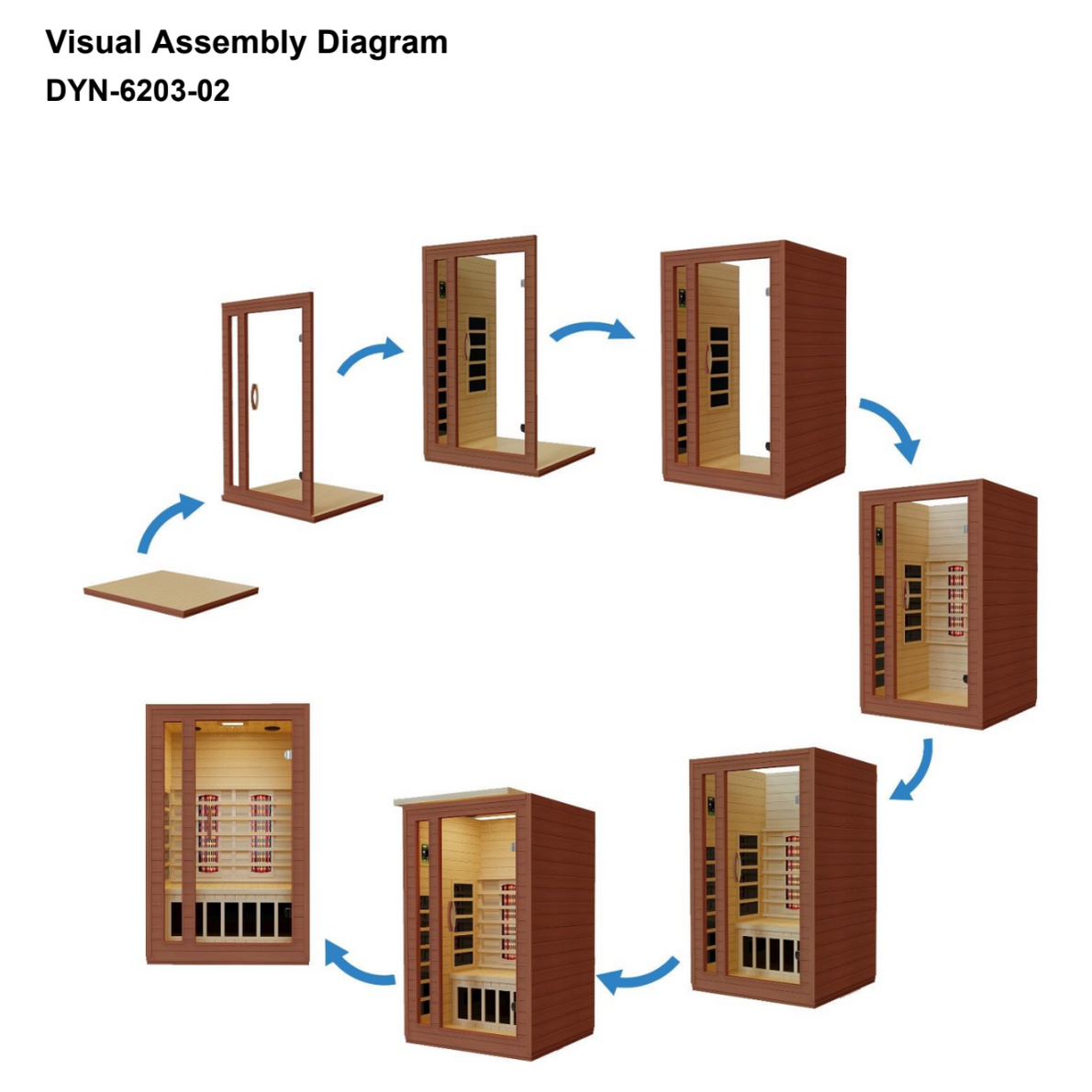 Dynamic Cordoba 2-Person Full Spectrum Infrared Sauna - Near Zero EMF