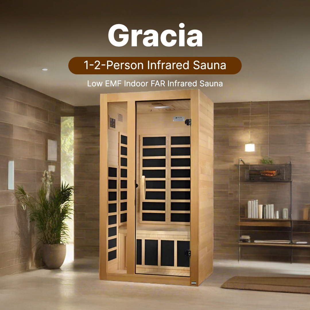 Dynamic "Gracia" 1-2-person Low EMF FAR Infrared Sauna DYN-6119-01