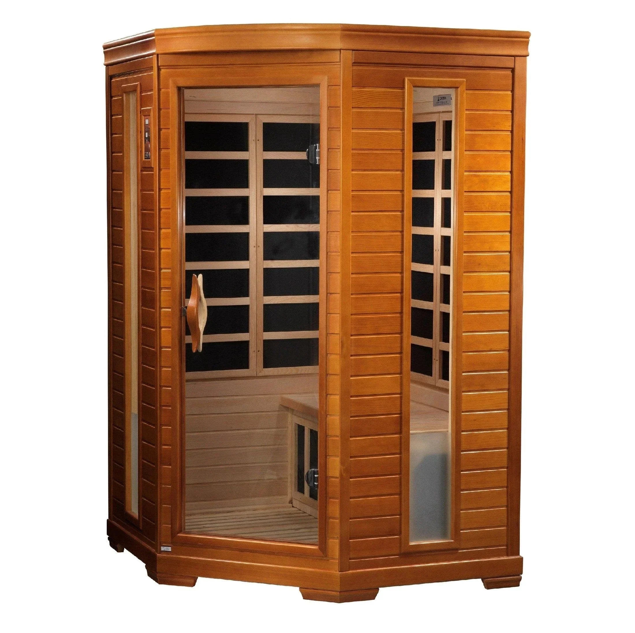 Dynamic Heming 2-Person Corner Low EMF Infrared Sauna - DYN-6225-02