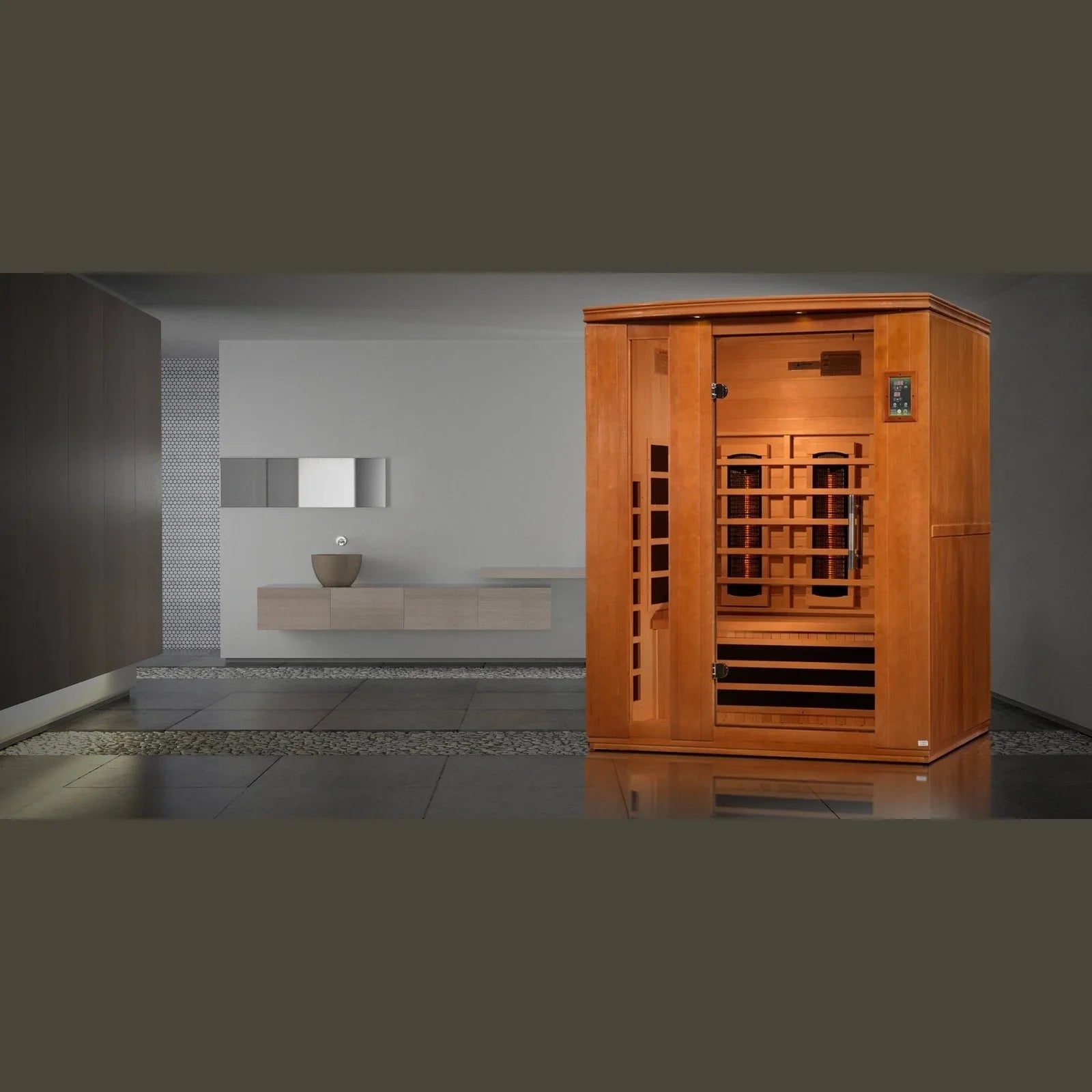 Dynamic Lugano 3-Person Full Spectrum Infrared Sauna - Near Zero EMF