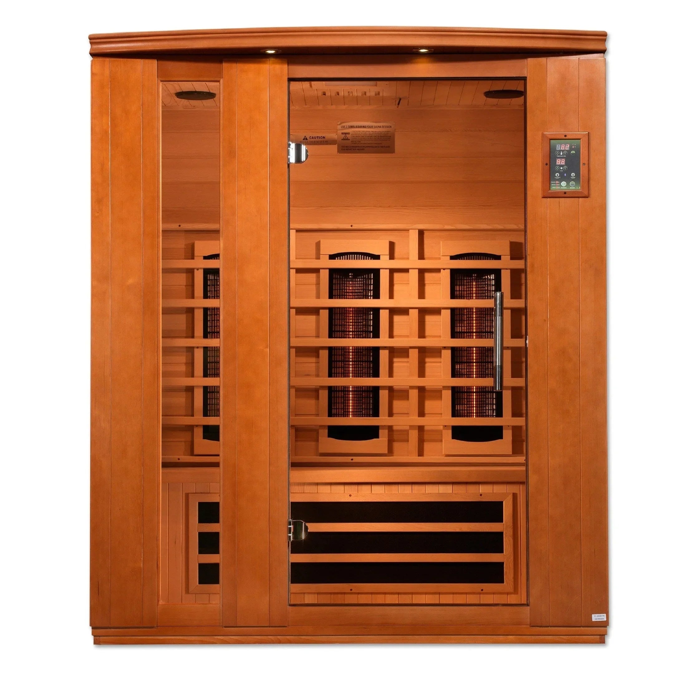 Dynamic Lugano 3-Person Full Spectrum Infrared Sauna - Near Zero EMF