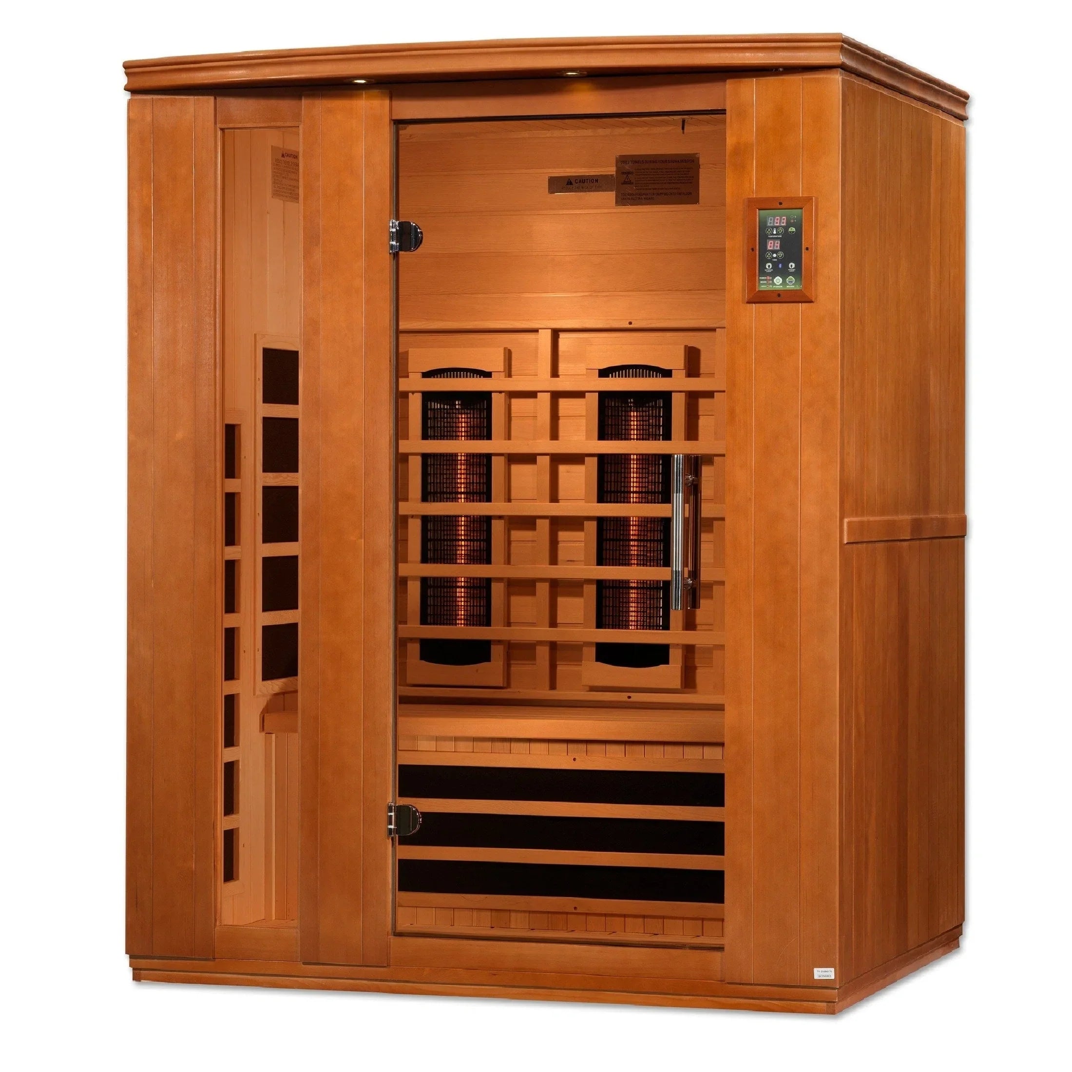 Dynamic Lugano 3-Person Full Spectrum Infrared Sauna - Near Zero EMF