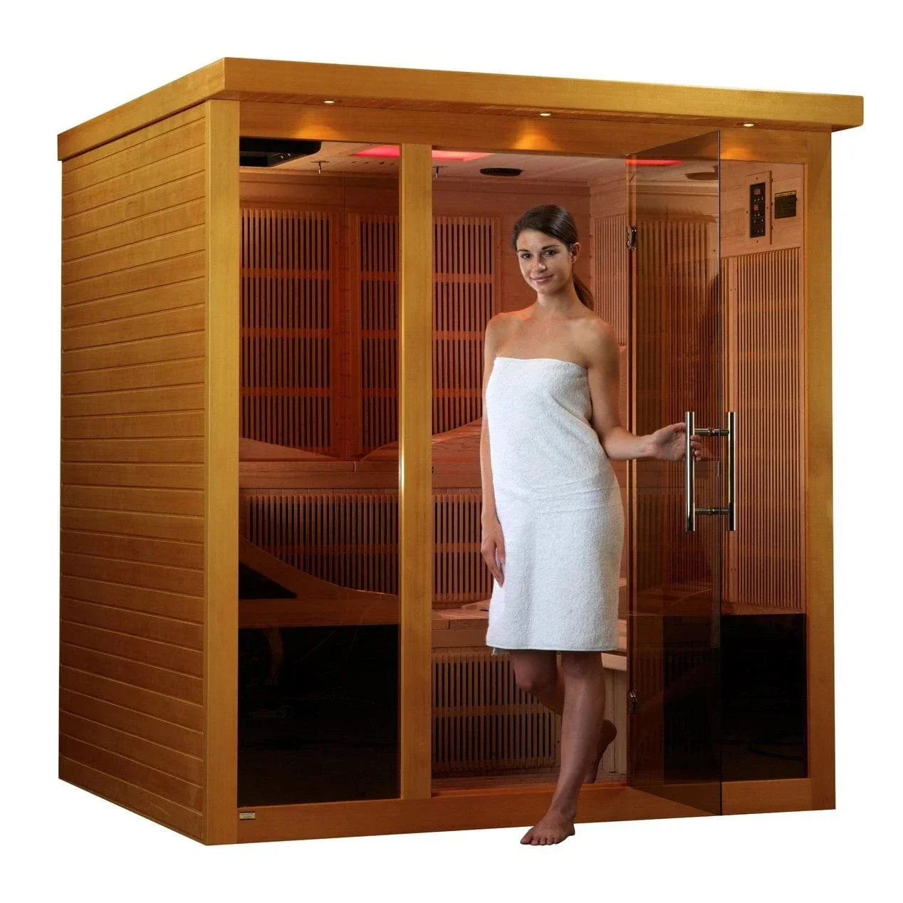 Dynamic Monaco 6-Person Ultra Low EMF Infrared Sauna - DYN-6996-01 Elite
