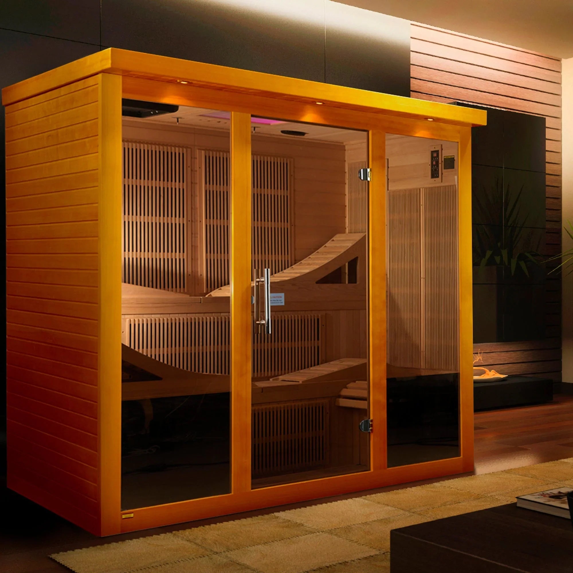 Dynamic Monaco 6-Person Ultra Low EMF Infrared Sauna - DYN-6996-01 Elite