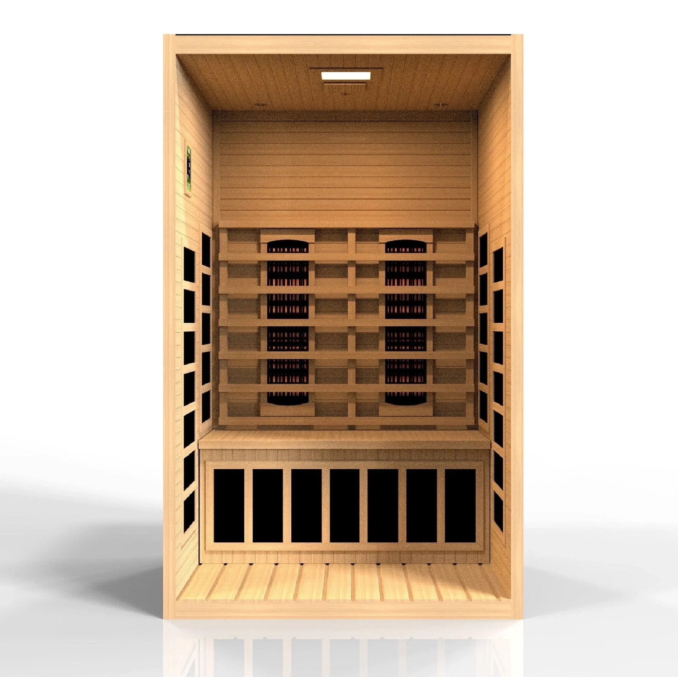 Dynamic Santiago 2-Person Full Spectrum Infrared Sauna - Near Zero EMF