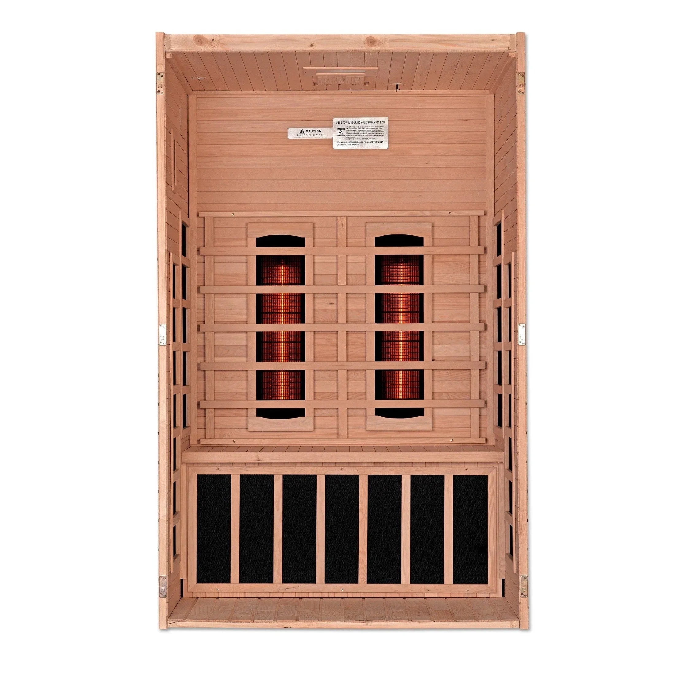 Dynamic Santiago 2-Person Full Spectrum Infrared Sauna - Near Zero EMF